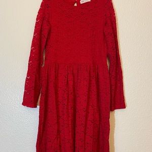H&M, red dress, 8-10 years